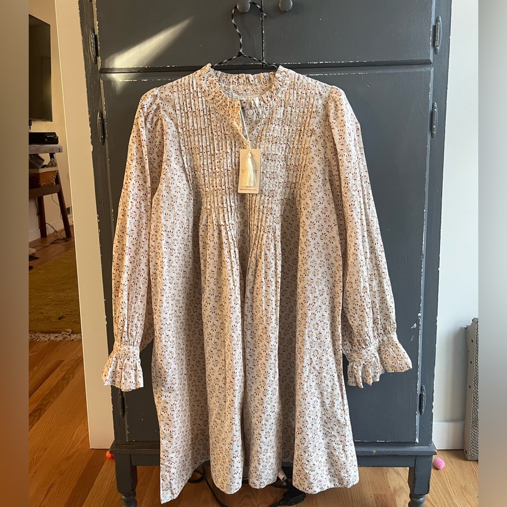 Doen blockprint dress SZ M